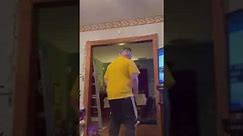 Pittsburgh Steelers fan goes completely psycho and smashes his TV with a ladder #Steelers #NFL