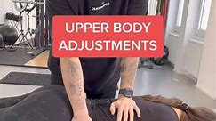 pain relief with upper body adjustments #chiropractic #asmr #painrelief | Crackingchris