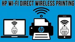 How to Enable HP Wi-Fi Direct Printing and Find your Wireless Printer Name and Password