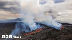 World's largest active volcano erupts in Hawaii - BBC News