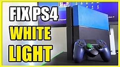 How to Fix WHITE LIGHT on PS4 & PS4 Pro Console (NO Video Signal or Frozen)