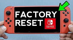 How to Factory Reset / Wipe / Erase Nintendo Switch before Selling
