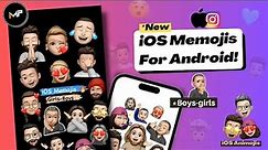 How To Get IOS Memojis On Android 🔥iOS Memojis Sticker For Android!