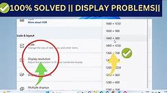 How To Fix Screen Resolution Problem Windows 11 [4 WAYS 2024]