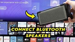 LG Smart TV: How to Connect a Bluetooth Speaker or Soundbar