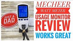 Review & How To Use Watt / Power Meter to Monitor Electricity use by MECHEER