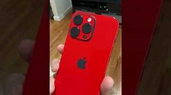 Red iPhone 15 Pro Max #apple #iphone15promax