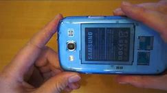 Samsung Galaxy S3 Genuine TPU Case / Cover Review - Blue - EFC-1G6WBECSTD