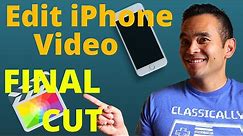 How to edit an iPhone video in FINAL CUT PRO (make it look Cinematic and Professional!)