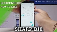 How to Take Screenshot in SHARP B10 - Capture Screen