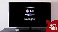 Self Diagnose Guide for No Signal in HDMI input in LG TV