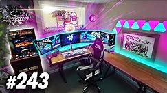 Room Tour Project 243 - BEST Desk & Gaming Setups!