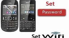 How to set password Nokia 200/210 mobile and set wifi setting