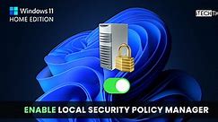 How To Enable Local Security Policy (secpol.msc) In Windows 11 (Home   Pro)