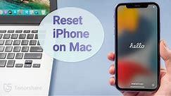 How to Reset iPhone without Password or iTunes on Mac If Forgot