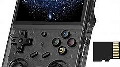 RG353V Retro Video Handheld Game Console Android 11+Linux System, 3.5 Inches IPS Screen 64G TF Card 4420+ Classic Games RK3566 64bit Game Console Compatible with Bluetooth 4.2 and 5G WiFi