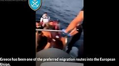 Migrants adrift Aegean Sea rescued off Greece