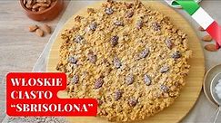 Włoskie ciasto z kruszonką i migdałami - TORTA SBRISOLONA 🍪 | Włochy od kuchni