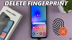 How To Delete Fingerprint On Samsung Galaxy A05s