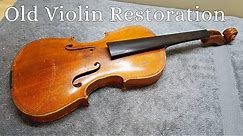 Old Violin Restoration / Rebuild