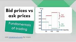 Bid price vs ask price / Fundamentals of trading / Episode 1