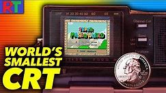The World's SMALLEST Color CRT TV!