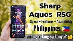 Sharp Aquos R5g | Specification • Features • Availability | Philippines