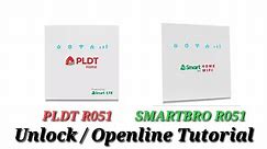 PLDT R051 & SMARTBRO R051 Openline / Unlocking Tutorial