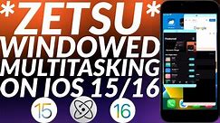 Zetsu: Get windowed multitasking for apps on iPhone/iPad | iOS 15/16 | iOS Multitasking | Full Guide