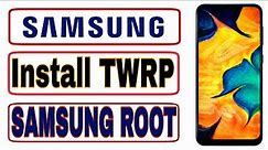 How To install Twrp Recovery on Samsung A10/A20/A30/A50/A70 with unlock bootloader samsung mobile