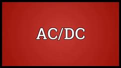AC⧸DC Meaning