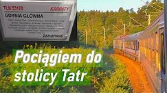 W góry pociągiem TLK Karpaty o poranku | Kraków Główny - Zakopane