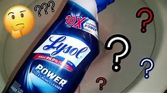 Lysol Power Toilet Bowl Cleaner | Review & Demo | Crazy Cleaner