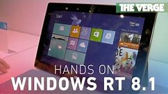 Testing Windows RT 8.1 on the Surface RT