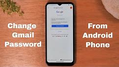 How to Change Your Gmail Password from a Phone | Google Password Reset