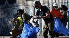 California train looting site looks like a third world country, says Governor Newsom