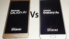 Samsung Galaxy A8 Vs A7