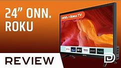 onn. Roku Smart TV Review // Walmart onn 24" 720P HD LED Roku TV Setup
