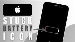 How To Fix iPhone Stuck On Red Battery Icon (Problem Solving)