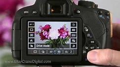 Introduction to the Canon Rebel T5i/ 700D: Basic Controls