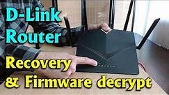 D-link router recovery and firmware decrypt