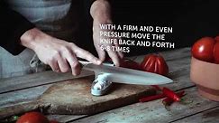 How to Maintain Your GLOBAL Knife with the MinoSharp Ceramic Water Sharpener