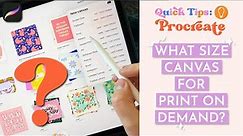 How to Choose the Right Canvas Size for Print on Demand