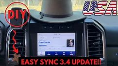 How to update to Ford sync 3.4....