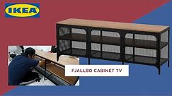 IKEA FJALLBO Cabinet TV Bench Unboxing and Installation Assembly