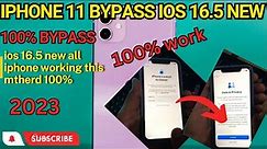 iphone 11 bypass activation look iOS 16.5 new Bypass all iphone work 12/13/14/7 MK PRO