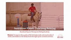 Instructor Panel: Teaching Reining