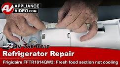 Frigidaire Refrigerator Repair - Fresh Food Section Is Not Cooling - Sensor