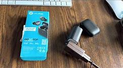 How to charge JLab bluetooth earbuds Go Air Pop earbuds true wireless 2 ways!