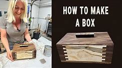 How to make a beautiful box. Step by step tutorial. Gift idea. Woodworking Project